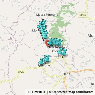 Mappa Via Monte Priora, 63836 Monte Vidon Corrado FM, Italia (1.259)
