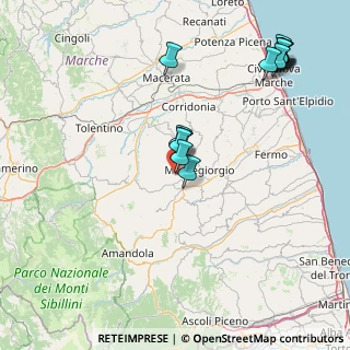 Mappa Via Monte Priora, 63836 Monte Vidon Corrado FM, Italia (18.63571)