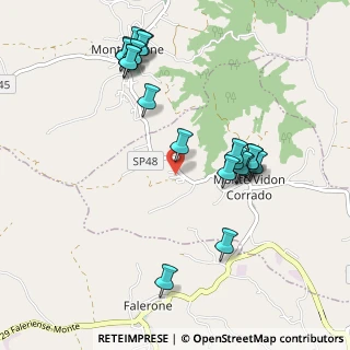 Mappa Via Monte Priora, 63836 Monte Vidon Corrado FM, Italia (1.0935)