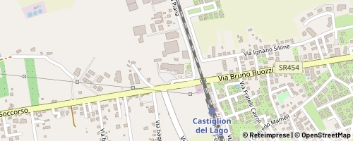 Mappa Castiglione del Lago