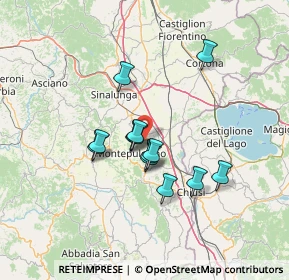 Mappa Località Nottola, 53045 Montepulciano SI, Italia (10.93)