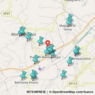 Mappa Contrada Castrucciari, 63833 Montegiorgio FM, Italia (2.295)