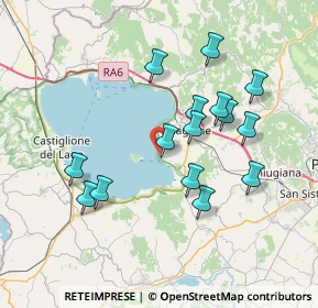 Mappa Via F.lli Papini, 06060 Magione PG, Italia (7.18067)