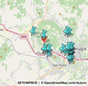 Mappa Via delle Rose, 06073 La Trinità PG, Italia (3.97263)