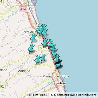 Mappa Contrada San Biagio, 63824 Altidona FM, Italia (1.38889)