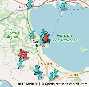 Mappa Via del Forte, 06061 Castiglione del Lago PG, Italia (3.9245)