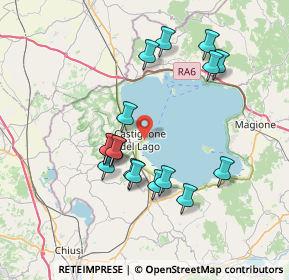 Mappa Via del Forte, 06061 Castiglione del Lago PG, Italia (7.16)