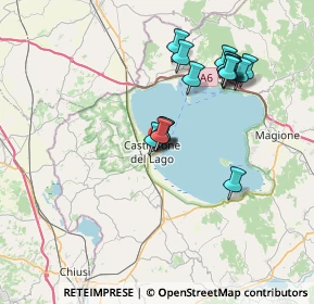 Mappa Via del Forte, 06061 Castiglione del Lago PG, Italia (6.99063)