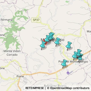 Mappa Contrada Cappuccini, 63833 Montegiorgio FM, Italia (1.93273)