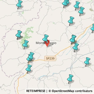 Mappa Via Giacomo Rossini, 63833 Montegiorgio FM, Italia (6.35737)
