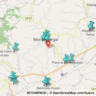 Mappa Via Giacomo Rossini, 63833 Montegiorgio FM, Italia (2.9)