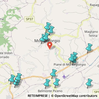 Mappa Via Giacomo Rossini, 63833 Montegiorgio FM, Italia (2.86235)