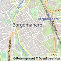 Mapa Borgomanero