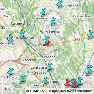 Mappa Via Kennedy, 22060 Novedrate CO, Italia (3.65)