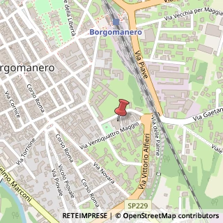 Mappa Via P. Fornari, 16, 28021 Borgomanero, Novara (Piemonte)