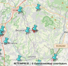 Mappa Piazza G. Mazzini, 23880 Casatenovo LC, Italia (6.90067)