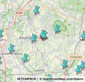 Mappa Piazza G. Mazzini, 23880 Casatenovo LC, Italia (5.57929)