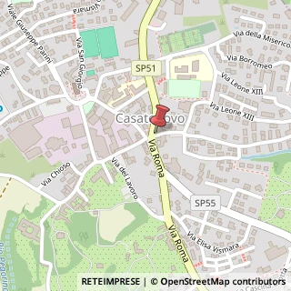 Mappa Via Giuseppe Verdi, 1, 23880 Casatenovo, Lecco (Lombardia)