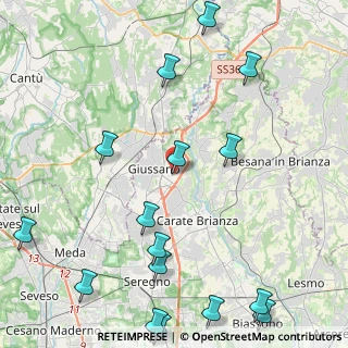 Mappa Via Marmolada, 20833 Giussano MB, Italia (5.92563)