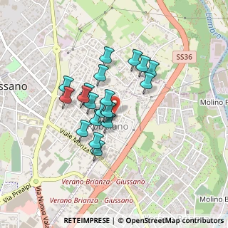 Mappa Via Marmolada, 20833 Giussano MB, Italia (0.325)