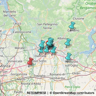 Mappa 24121 Bergamo BG, Italia (7.57385)
