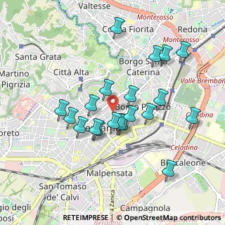 Mappa 24121 Bergamo BG, Italia (0.8465)