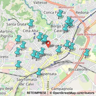 Mappa 24121 Bergamo BG, Italia (1.023)