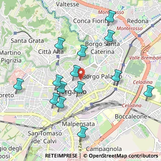 Mappa 24121 Bergamo BG, Italia (1.03857)