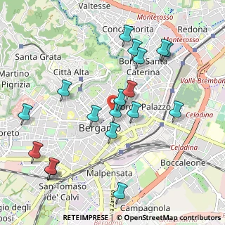 Mappa 24121 Bergamo BG, Italia (1.05722)