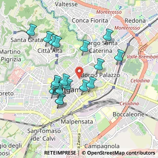 Mappa 24121 Bergamo BG, Italia (0.86789)