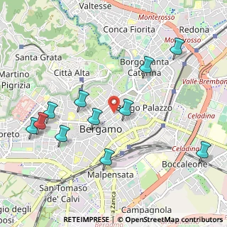 Mappa 24121 Bergamo BG, Italia (1.12727)