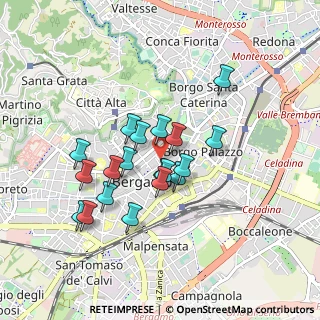 Mappa 24121 Bergamo BG, Italia (0.73368)