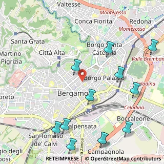 Mappa 24121 Bergamo BG, Italia (1.36833)