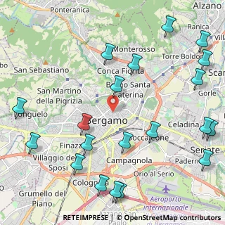 Mappa 24121 Bergamo BG, Italia (2.8415)