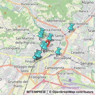 Mappa 24121 Bergamo BG, Italia (1.22273)