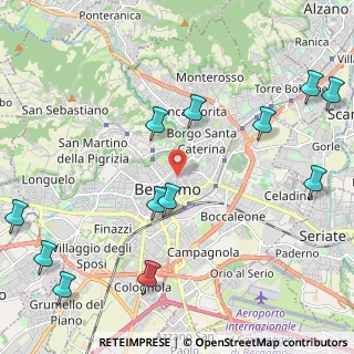 Mappa 24121 Bergamo BG, Italia (2.74833)