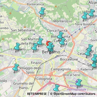 Mappa Via Francesco Cucchi, 24122 Bergamo BG, Italia (2.75824)