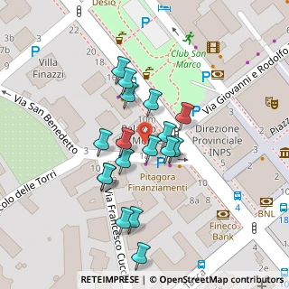 Mappa Via Francesco Cucchi, 24122 Bergamo BG, Italia (0.03529)
