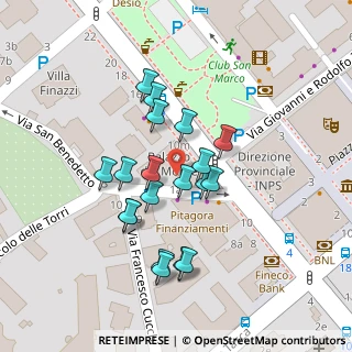 Mappa Via Francesco Cucchi, 24122 Bergamo BG, Italia (0.04789)