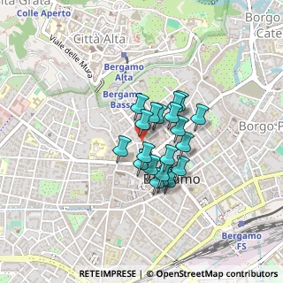 Mappa Via Francesco Cucchi, 24122 Bergamo BG, Italia (0.281)