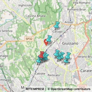 Mappa Via Passalacqua Trotti, 22066 Mariano Comense CO, Italia (1.65923)