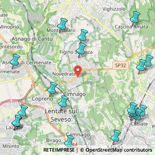 Mappa Via dell'Artigiano, 22060 Novedrate CO, Italia (3.40444)