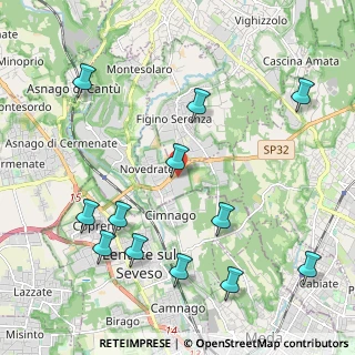Mappa Via dell'Artigiano, 22060 Novedrate CO, Italia (2.4625)