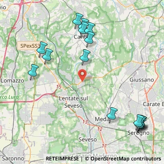 Mappa Via dell'Artigiano, 22060 Novedrate CO, Italia (5.576)