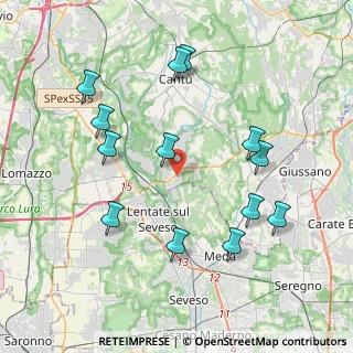 Mappa Via dell'Artigiano, 22060 Novedrate CO, Italia (4.17)