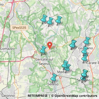 Mappa Via dell'Artigiano, 22060 Novedrate CO, Italia (5.27133)