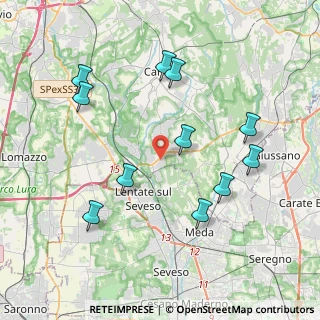Mappa Via dell'Artigiano, 22060 Novedrate CO, Italia (4.11364)