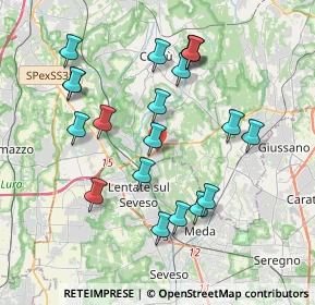 Mappa Via dell'Artigiano, 22060 Novedrate CO, Italia (3.816)