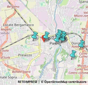 Mappa Via San Gregorio Barbarigo, 24036 Ponte San Pietro BG, Italia (0.75727)