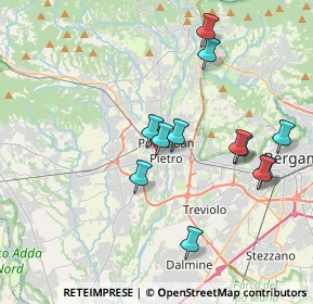 Mappa Via San Gregorio Barbarigo, 24036 Ponte San Pietro BG, Italia (3.67833)